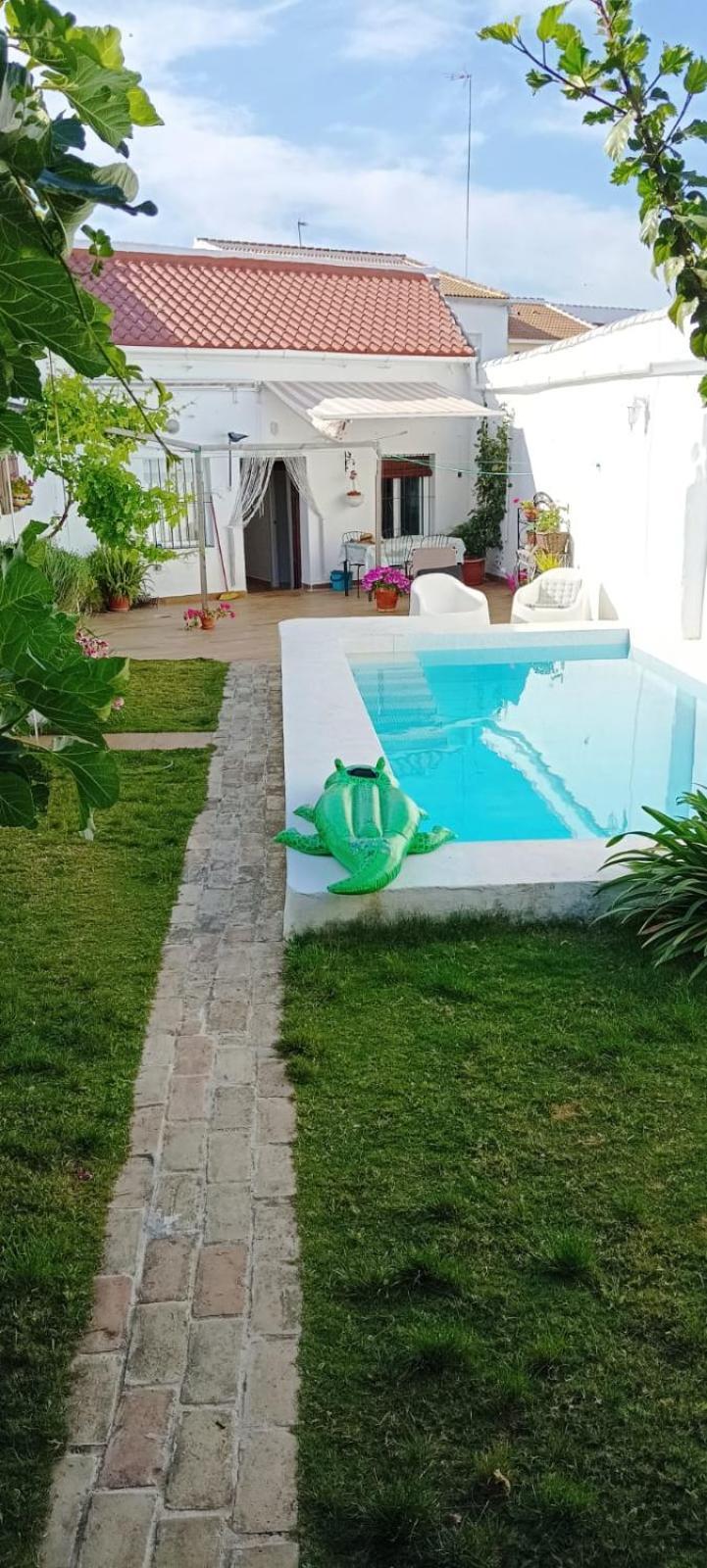 Casa Con Piscina Cerca De Sevilla Carrion de Los Cespedes Bagian luar foto